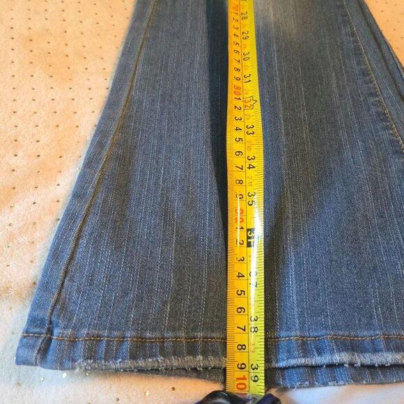 Unbranded Embroidered Wildflowers Bootcut Jeans - Picture 3 of 5